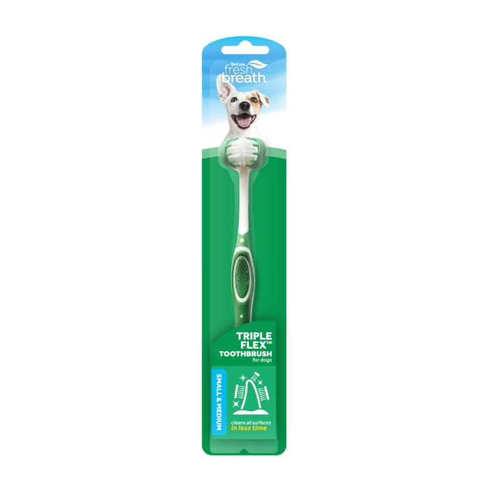 TropiClean Triple Flex Toothbrush For Small Dogs product detail number 1.0