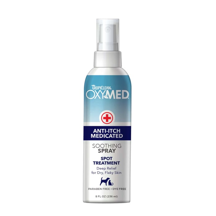 TropiClean Oxymed Anti Itch Medicated Soothing Spray 8 oz product detail number 1.0