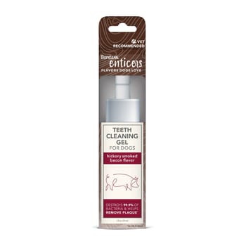 TropiClean Enticers Teeth Cleaning Gel for Dogs Hickory/Bacon 2 oz-product-tile