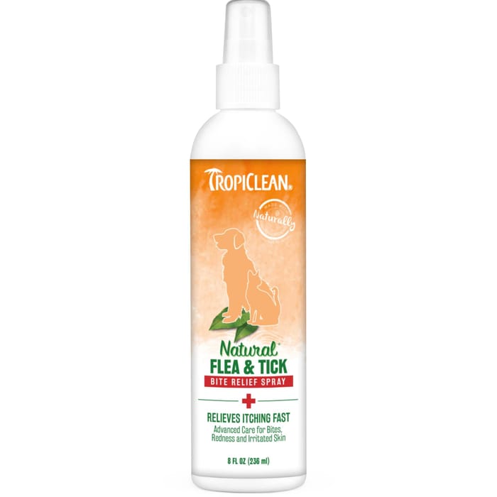 Tropiclean Flea & Tick Bite Relief After Bath Spray 8oz product detail number 1.0