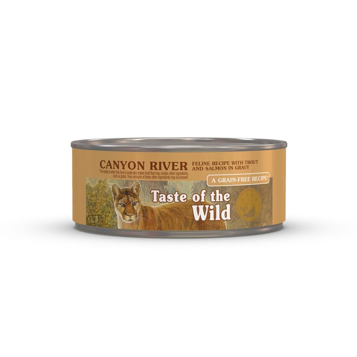 Taste of the Wild Canyon River Feline Recipe Trout & Salmon Wet Cat Food - 5.5 oz Cans - Case of 24 product detail number 1.0