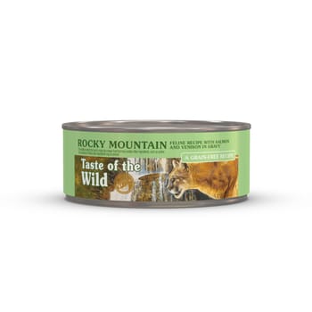 Taste of the Wild Rocky Mountain Feline Recipe Salmon & Venison Wet Cat Food - 5.5 oz Cans - Case of 24-product-tile