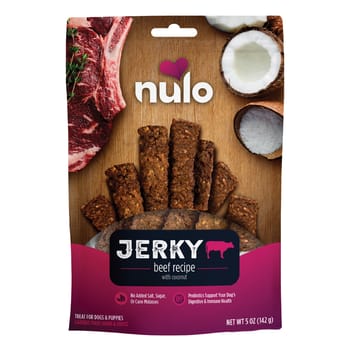 Nulo FreeStyle Beef with Coconut Jerky Dog Treats 5oz-product-tile