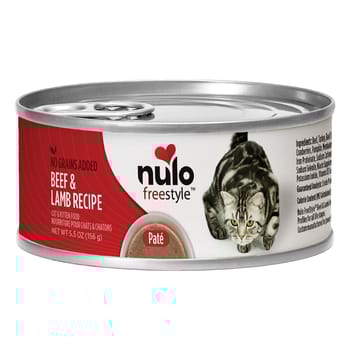 Nulo FreeStyle Beef & Lamb Pate Cat Food 5.5 oz Cans Case of 24-product-tile