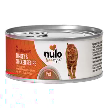 Nulo FreeStyle Turkey & Chicken Pate Cat Food 5.5 oz Cans Case of 24-product-tile