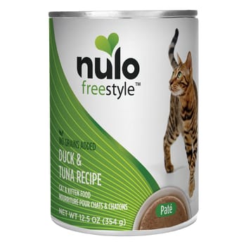 Nulo FreeStyle Duck & Tuna Pate Cat Food 12.5 oz Cans Case of 12-product-tile
