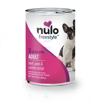 Nulo FreeStyle Beef, Peas & Carrots Pate Adult Dog Food 13 oz Cans Case of 12-product-tile
