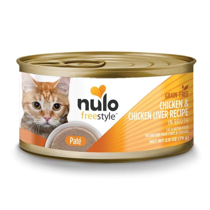 Nulo FreeStyle Chicken & Chicken Liver Pate Cat Food 2.8 oz Cans Case of 12 product detail number 1.0