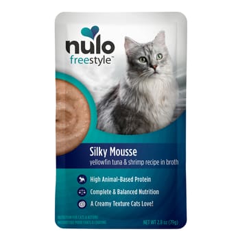 Nulo Freestyle Yellowfin Tuna & Shrimp Silky Mousse Cat Food 24 2.8 oz pack-product-tile