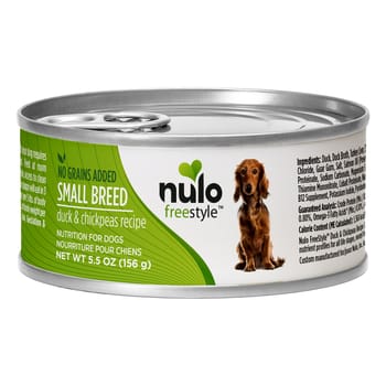 Nulo FreeStyle Duck & Chickpea Pate Small Breed Dog Food 5.5 oz Cans Case of 24-product-tile