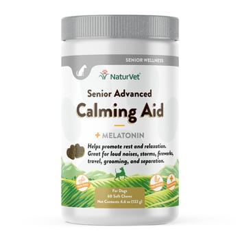 NaturVet Senior Advanced Calming Aid Supplement for Dogs Soft Chews 60 ct-product-tile