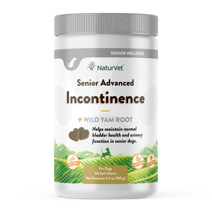NaturVet Senior Advanced Incontinence Supplement for Dogs Soft Chews 60 ct product detail number 1.0