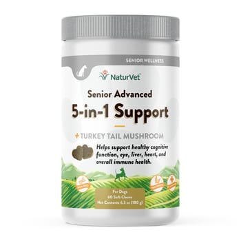 NaturVet Senior Advanced 5-in-1 Support Supplement for Dogs-product-tile