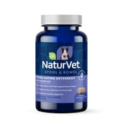 NaturVet Coprophagia Stool Eating Deterrent Plus Breath Aid Supplement for Dogs