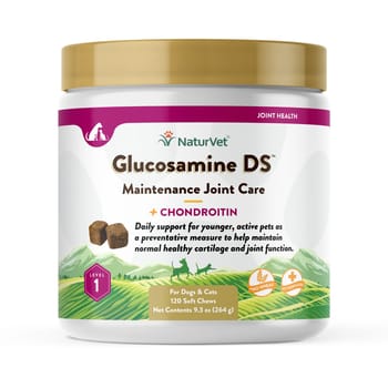 NaturVet Glucosamine DS Level 1 Maintenance Joint Care Supplement for Dogs and Cats-product-tile