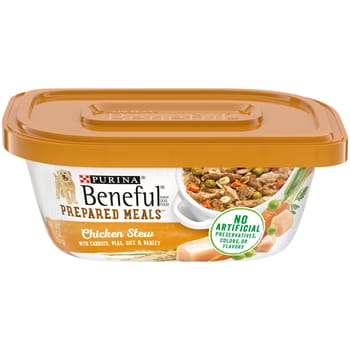 Purina Beneful Prepared Meals Chicken Stew Wet Dog Food 10 oz Tub - Case of 8-product-tile
