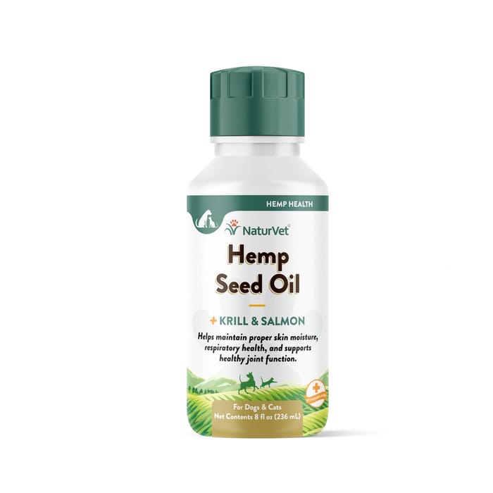NaturVet Hemp Seed Oil, Krill and Salmon for Dogs and Cats - 8 oz product detail number 1.0