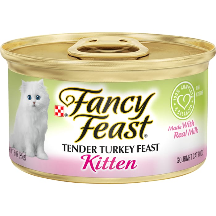 Fancy Feast Tender Turkey Feast Wet Kitten Food 3 oz. Cans - Case of 24 product detail number 1.0