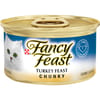 Fancy Feast Chunky Turkey Feast Wet Cat Food 3 oz. Cans - Case of 24