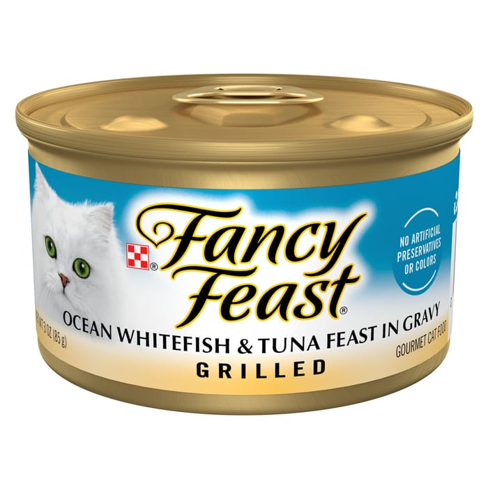 Fancy Feast Grilled Ocean Whitefish & Tuna Feast Wet Cat Food 3 oz. Cans - Case of 24 product detail number 1.0