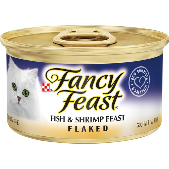 Fancy Feast Flaked Fish & Shrimp Feast Wet Cat Food 3 oz. Cans - Case of 24 product detail number 1.0