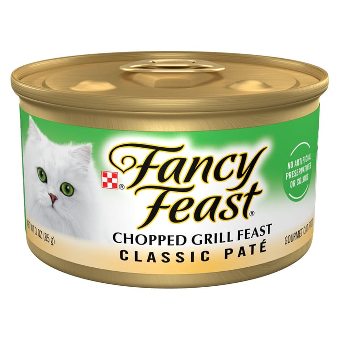 Fancy Feast Classic Pate Chopped Grill Feast Wet Cat Food 3 oz. Can - Case of 24 product detail number 1.0