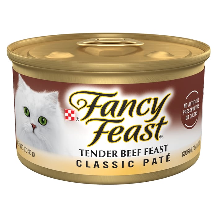 Fancy Feast Classic Pate Tender Beef Feast Wet Cat Food 3 oz. Cans - Case of 24 product detail number 1.0