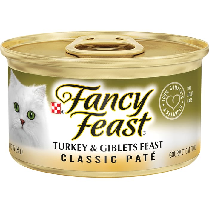 Fancy Feast Classic Pate Turkey and Giblets Feast Wet Cat Food 3 oz. Can - Case of 24 product detail number 1.0
