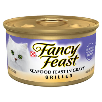 Fancy Feast Grilled Seafood Feast Wet Cat Food 3 oz. Cans - Case of 24-product-tile