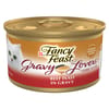 Fancy Feast Gravy Lovers Beef Feast Wet Cat Food  3 oz. Cans - Case of 24