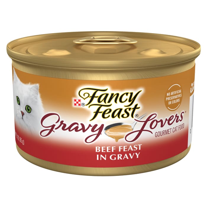 Fancy Feast Gravy Lovers Beef Feast Wet Cat Food  3 oz. Cans - Case of 24 product detail number 1.0