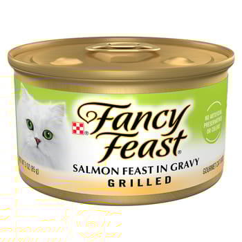 Fancy Feast Grilled Salmon Feast Wet Cat Food 3 oz. Cans - Case of 24-product-tile