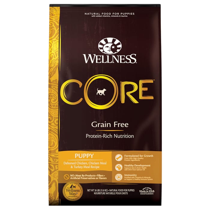 Wellness CORE Natural Grain Free Puppy Dry Dog Food - 26 lb Bag product detail number 1.0
