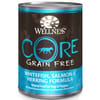 Wellness Core Grain Free Fish Salmon Herring for Dogs 12 12.5oz Cans