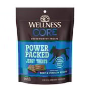Wellness CORE Power Packed Grain Free Venison Jerky Dog Treats - 4 oz Bag