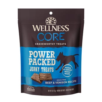 Wellness CORE Power Packed Grain Free Venison Jerky Dog Treats-product-tile
