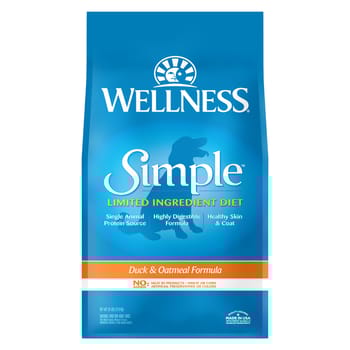 Wellness Simple Natural Limited Ingredient Duck & Oatmeal Recipe Dry Dog Food-product-tile