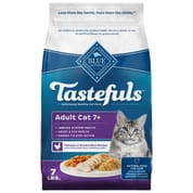 Blue Buffalo BLUE Tastefuls Adult Cat 7+ Chicken and Brown Rice Recipe Dry Cat Food