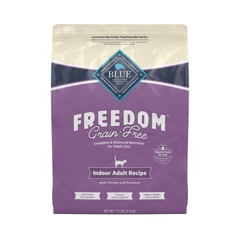 Blue Buffalo BLUE Freedom Adult Grain-Free Indoor Chicken Recipe Dry Cat Food 11 lb Bag-product-tile