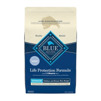 Blue Buffalo Life Protection Formula Senior Chicken & Brown Rice Recipe Dry Dog Food 15 lb Bag-product-tile