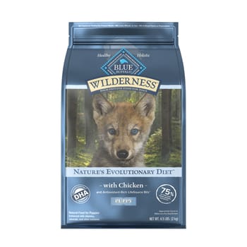 Blue Buffalo Nature's Evolutionary Diet Wilderness Chicken Puppy Dry Dog Food 4.5 lb-product-tile