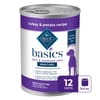 Blue Buffalo Basics Skin & Stomach Care Grain-Free Turkey and Potato Recipe Adult Wet Dog Food 12.5 oz. Cans - Case of 12