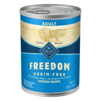 Blue Buffalo Freedom Adult Canned Dog Food  Chicken Dinner 12-12.5 oz cans-product-tile