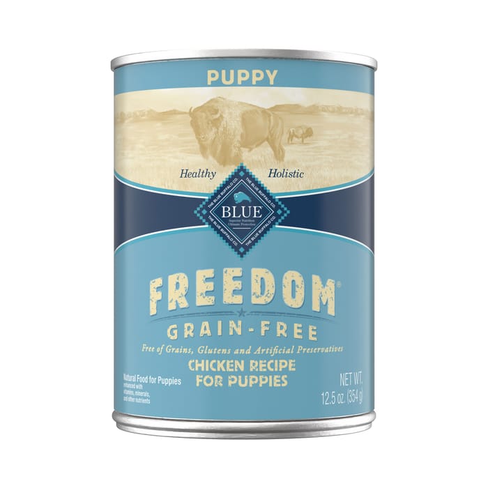 Blue Buffalo Freedom Puppy Grain-Free Chicken Recipe Wet Dog Food 12.5 oz Can - Case of 12 product detail number 1.0