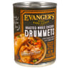 Evanger's Grain-Free Hand Packed Roasted Whole Chicken Drummets Dinner Canned Dog Food 12.5-oz, case of 12