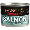 Evangers Grain Free Wild Salmon Canned Dog and Cat Food 6 oz, Case of 24