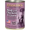 Evangers Classic Beef with Chicken And Liver Canned Dog Food 12.5-oz, case of 12