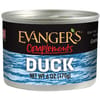 Evangers Grain Free Duck  Canned Dog and Cat Food 6-oz, case of 24