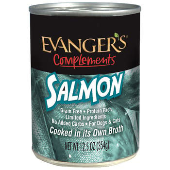 Evangers Grain Free Wild Salmon Canned Dog and Cat Food 12.5 oz, Case of 12-product-tile