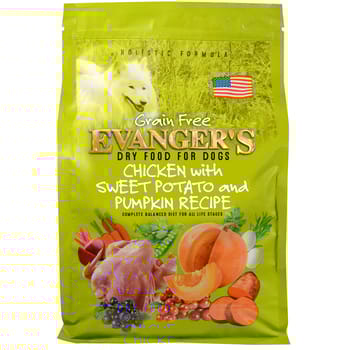 Evangers Grain Free Chicken Sweet Potato and Pumpkin Dry Dog Food 16.5 lb Bag-product-tile